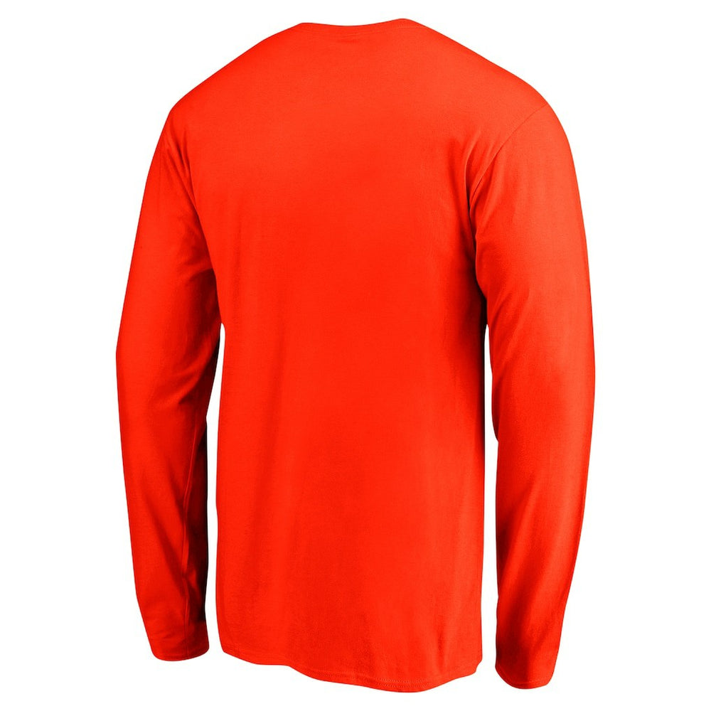 Cleveland Browns Team Arc Knockout Long Sleeve T-Shirt Orange | Fanatics