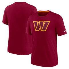 Washington Commanders Playback Logo Tri-Blend T-Shirt Burgundy | Nike for Sale