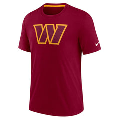 Washington Commanders Playback Logo Tri-Blend T-Shirt Burgundy | Nike for Sale