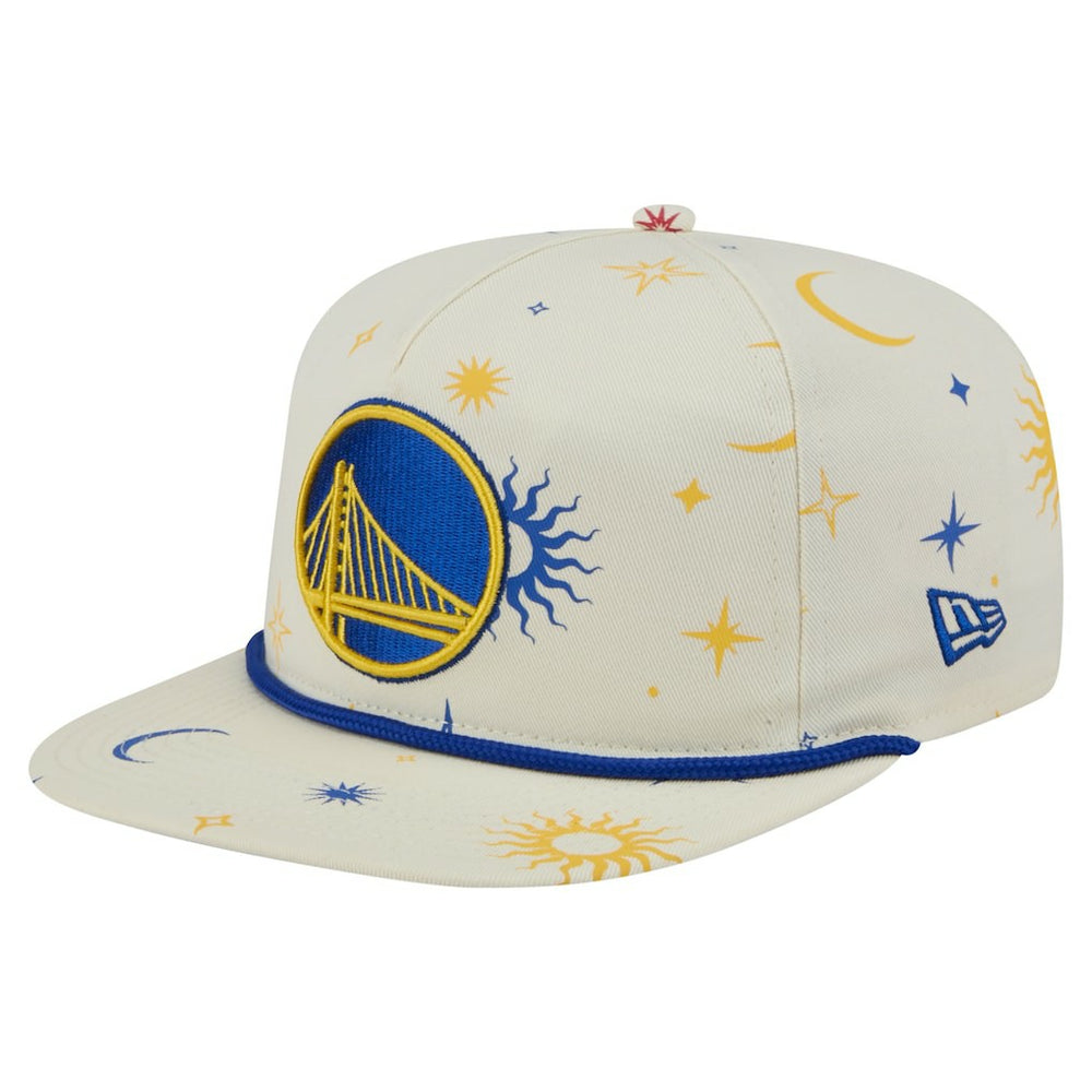 Golden State Warriors Lunar Golfer Snapback Hat Cream - NBA
