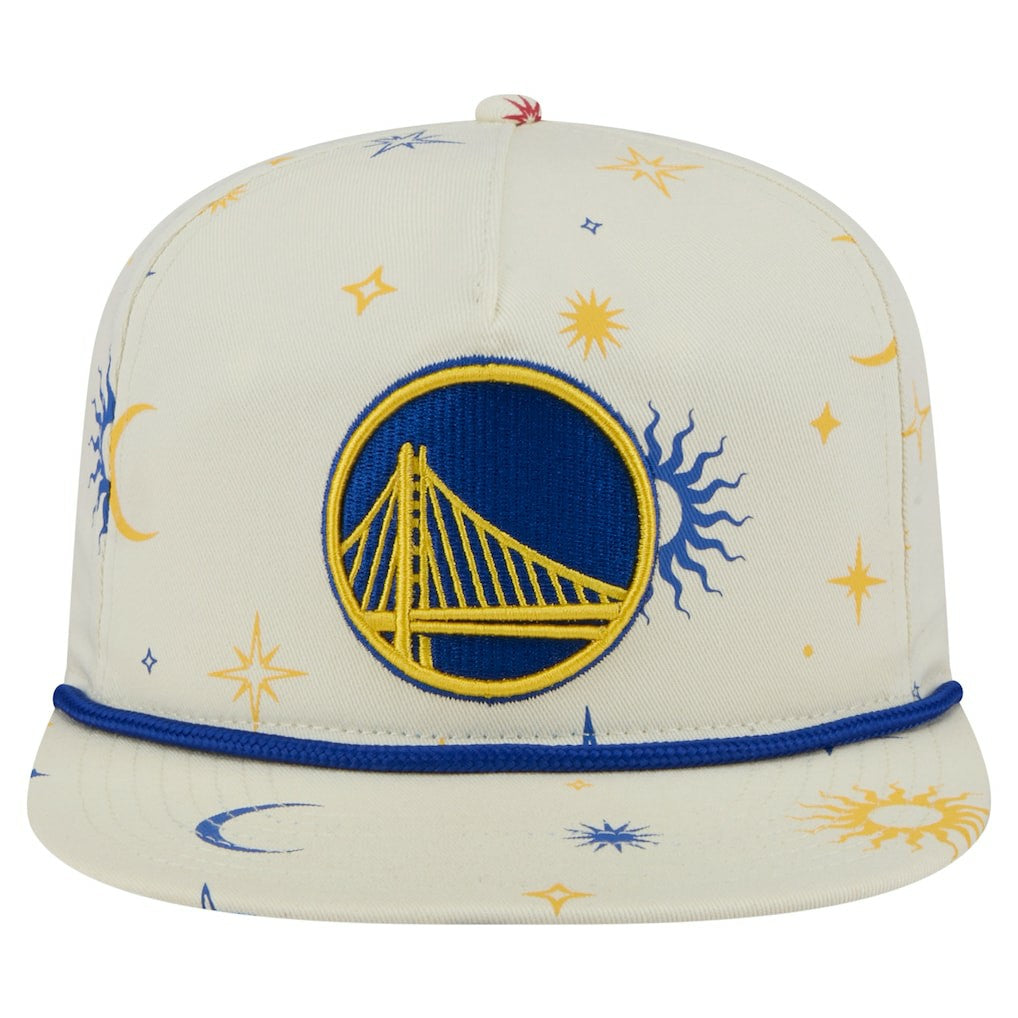 Golden State Warriors Lunar Golfer Snapback Hat Cream - NBA