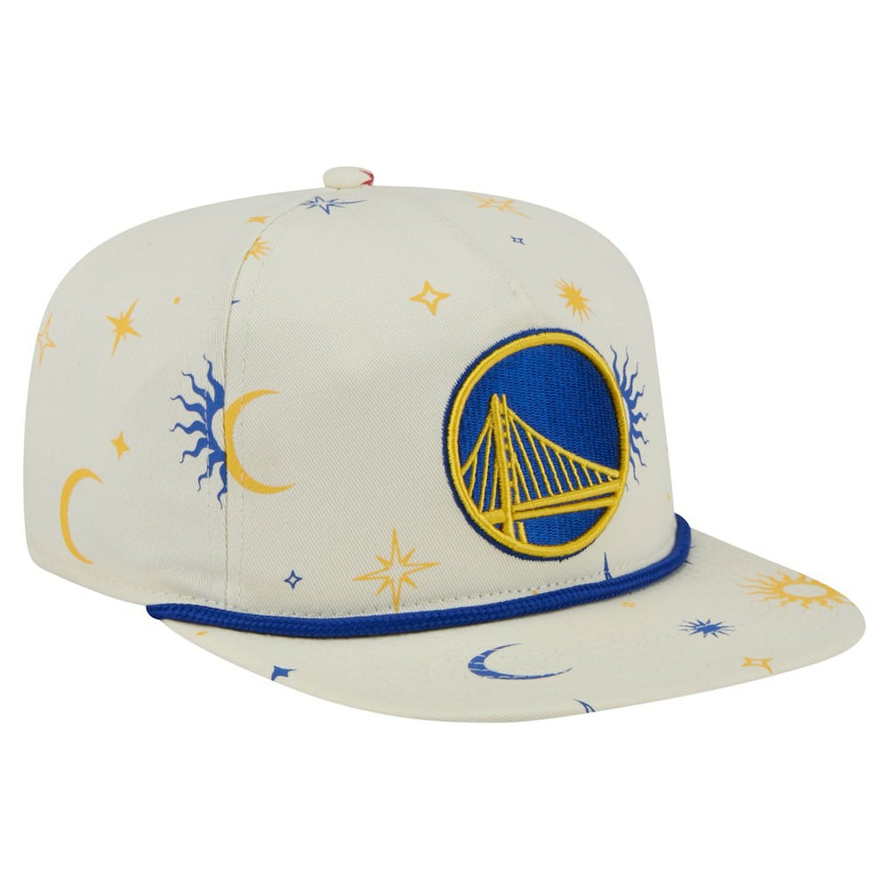 Golden State Warriors Lunar Golfer Snapback Hat Cream - NBA