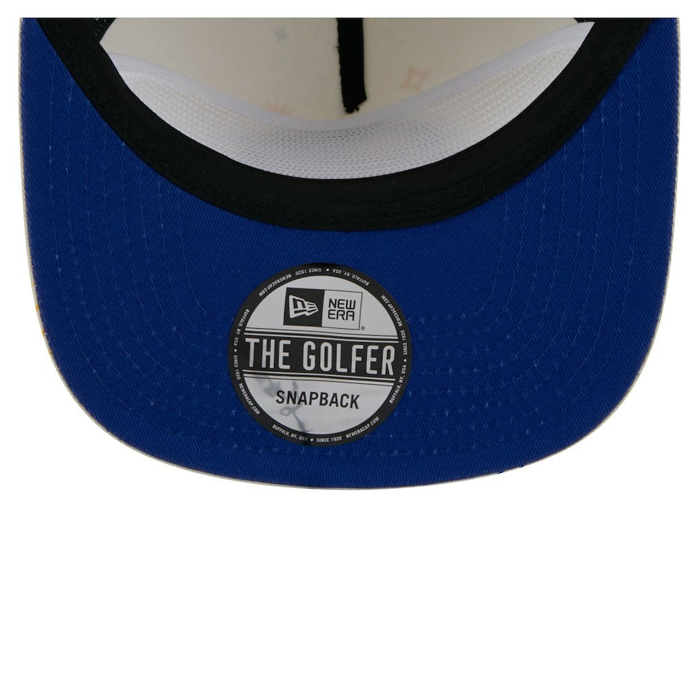 Golden State Warriors Lunar Golfer Snapback Hat Cream - NBA