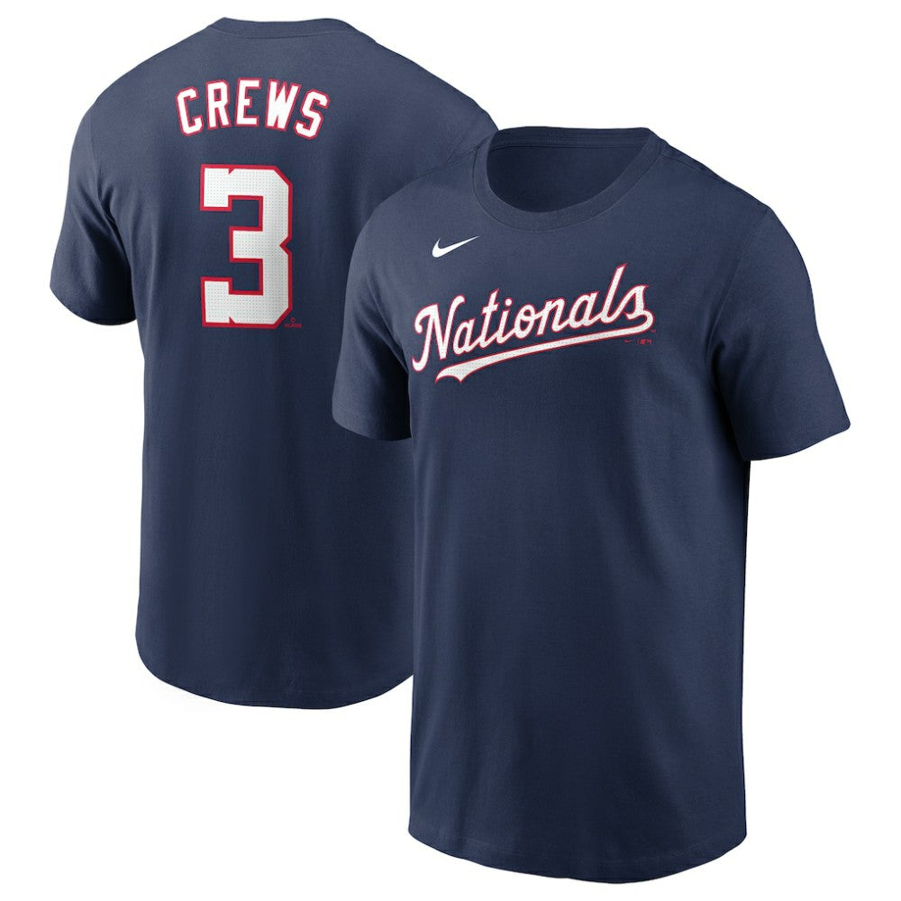 Dylan Crews Washington Nationals Nike Fuse Name & Number T-Shirt - MLB