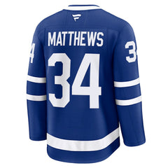 Auston Matthews Toronto Maple Leafs Fanatics Captain Patch Home Premium Jersey - Blue - NHL