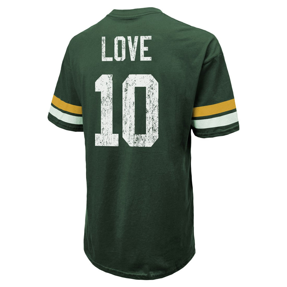 Jordan Love Green Bay Packers Majestic Threads Name & Number Oversize Fit T-Shirt Green | NFL