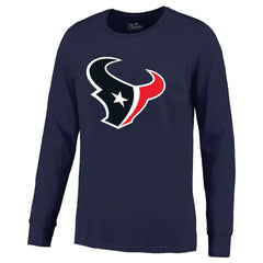 C.J. Stroud Houston Texans Majestic Threads Name & Number Non-Distressed Long Sleeve T-Shirt Navy | NFL