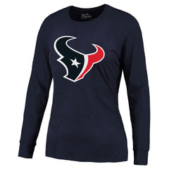 C.J. Stroud Houston Texans Majestic Threads Women's Player Name & Number Long Sleeve T-Shirt Navy | NFL