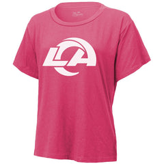 Puka Nacua Los Angeles Rams Majestic Threads Women's Name & Number T-Shirt Pink | NFL