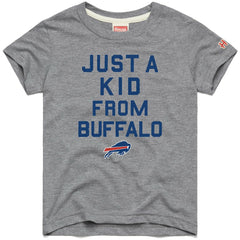 Buffalo Bills Homage Youth Just a Kid Tri-Blend T-Shirt Gray | NFL