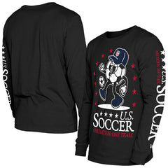 USMNT New Era Old School Sport Long Sleeve T-Shirt Black | New Era Online
