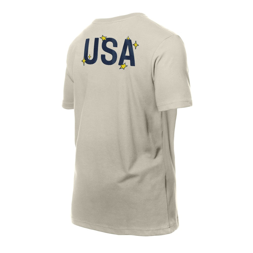 USMNT New Era Logo Select T-Shirt Light Beige | New Era online