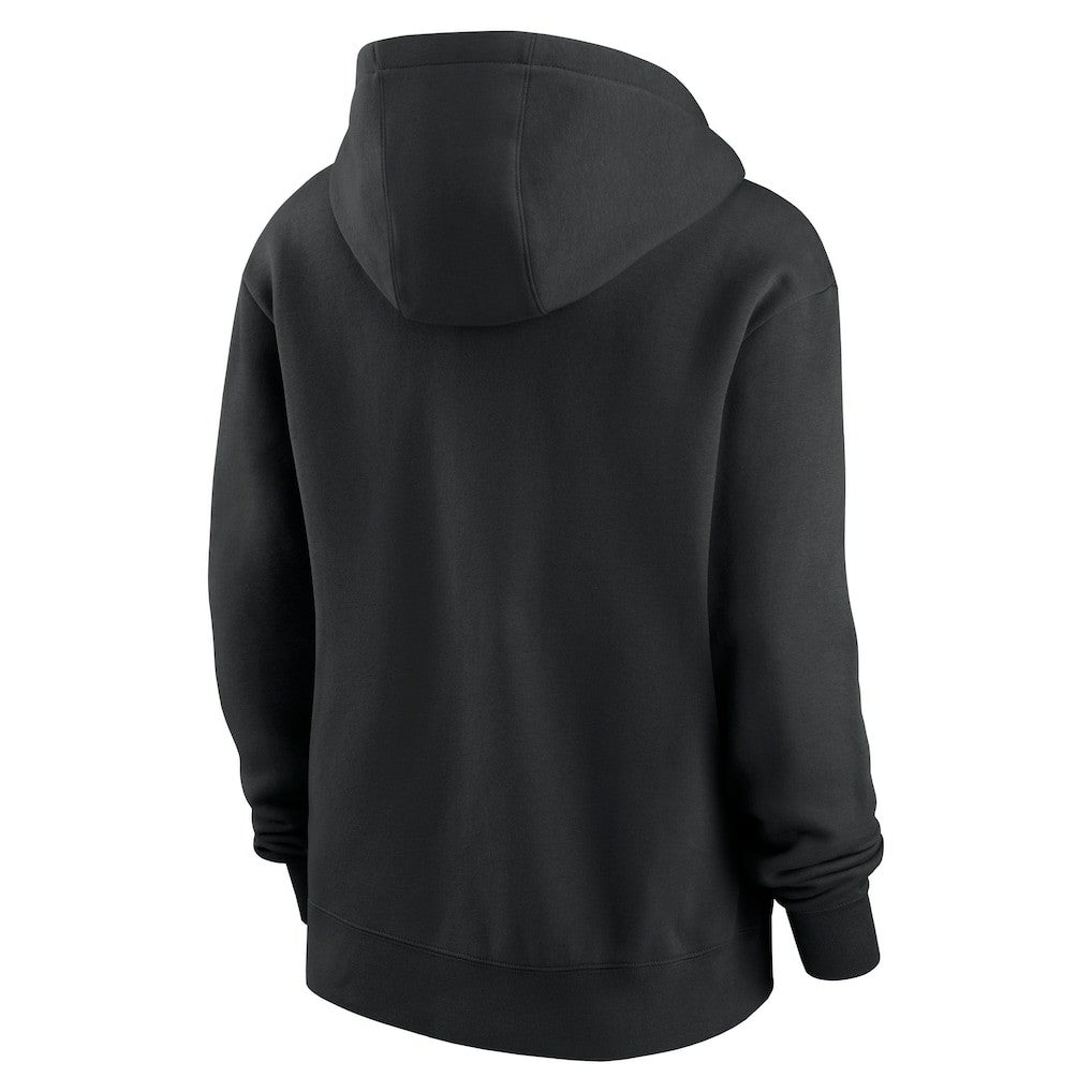 Cleveland Browns Women's 2024 NFL Crucial Catch Club Pullover Hoodie Black | Nike for Sale