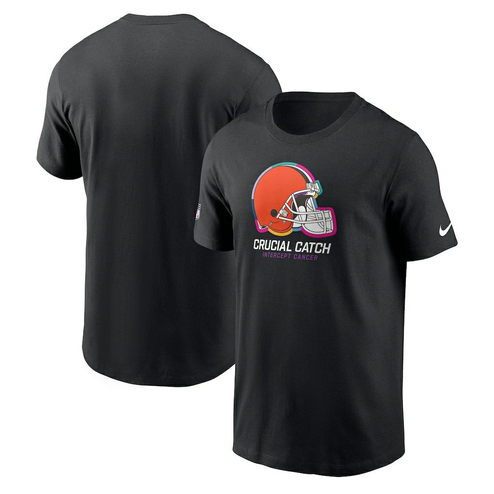 Cleveland Browns 2024 NFL Crucial Catch Club T-Shirt Black | Nike for Sale