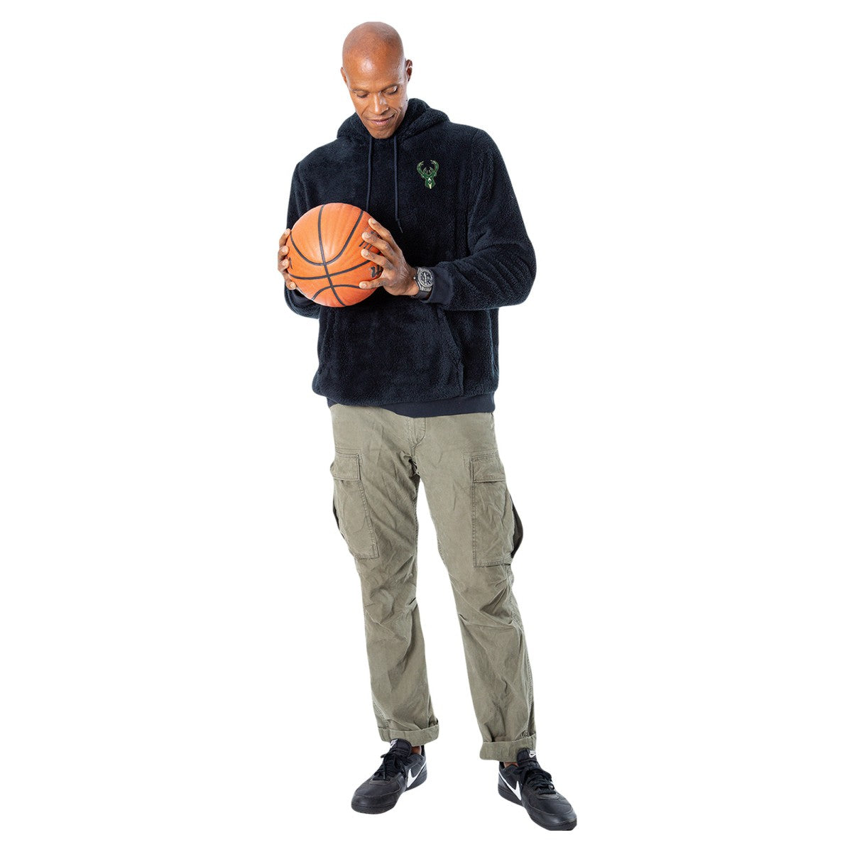 Milwaukee Bucks The Best Hoodie in the World By Jill Martin Unisex Oversized Lounge Pullover Hoodie Black - NBA
