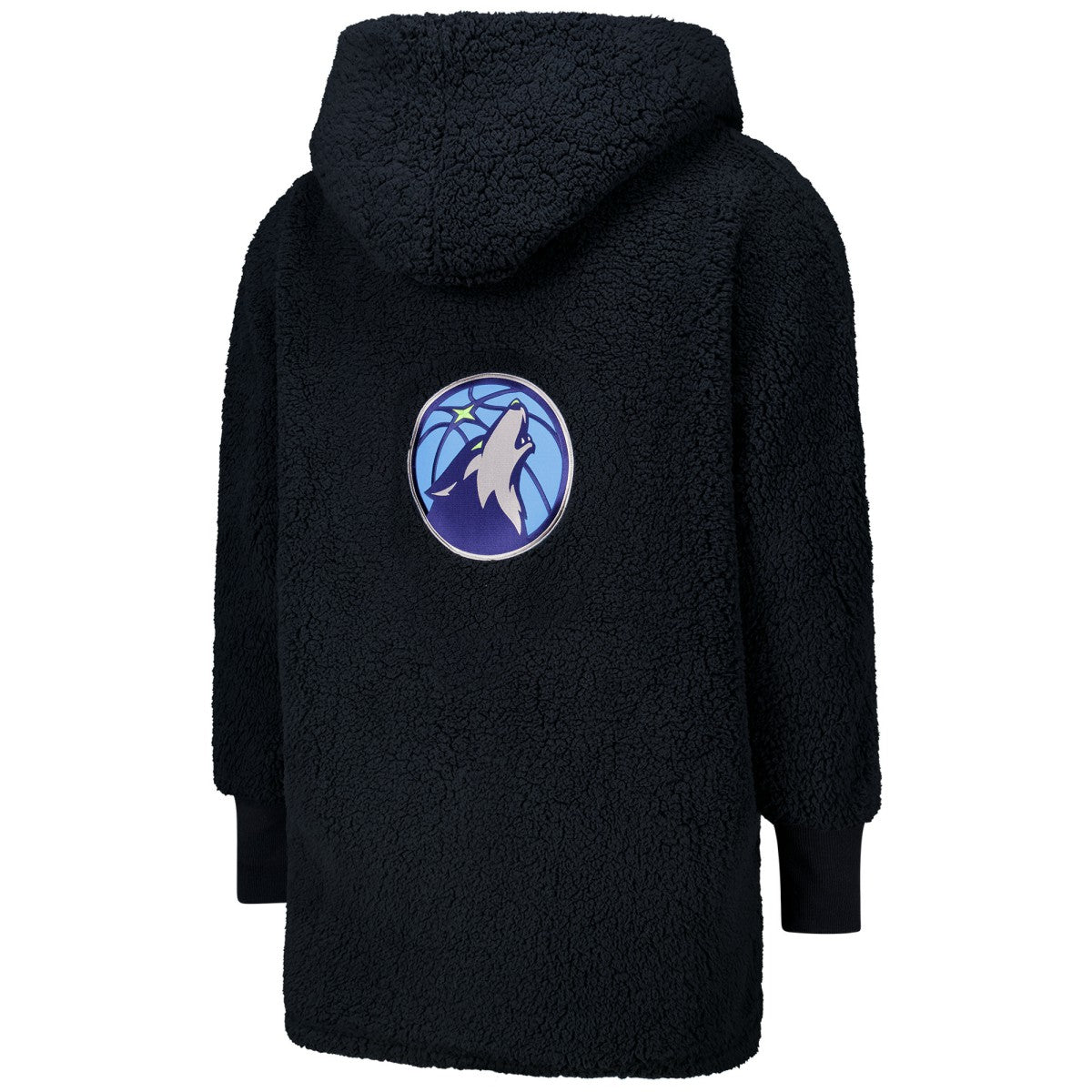The Best Lounger in the World By Jill Martin Minnesota Timberwolves Unisex Navy Oversized Open-Front Hoodie Sweater - NBA