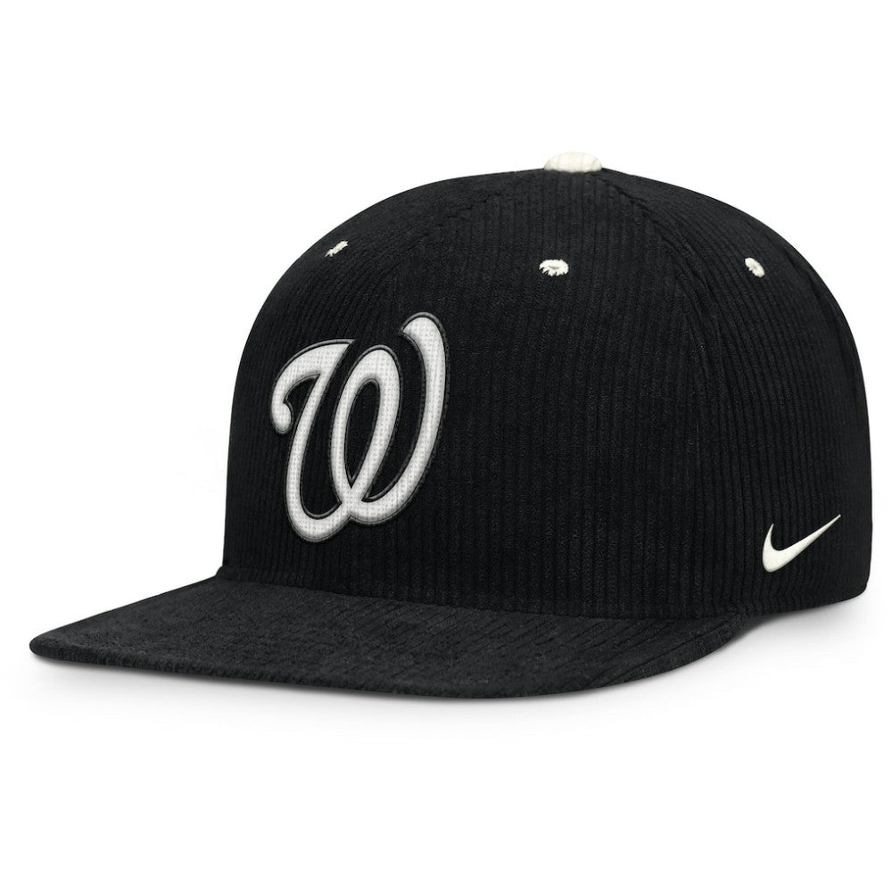 Washington Nationals Nike Pro Corduroy Structured Snapback Hat - MLB