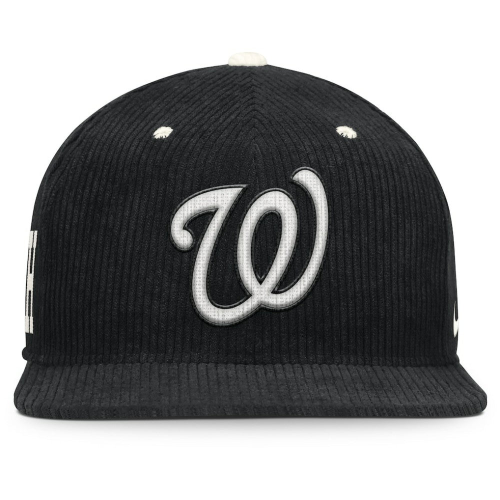 Washington Nationals Nike Pro Corduroy Structured Snapback Hat - MLB
