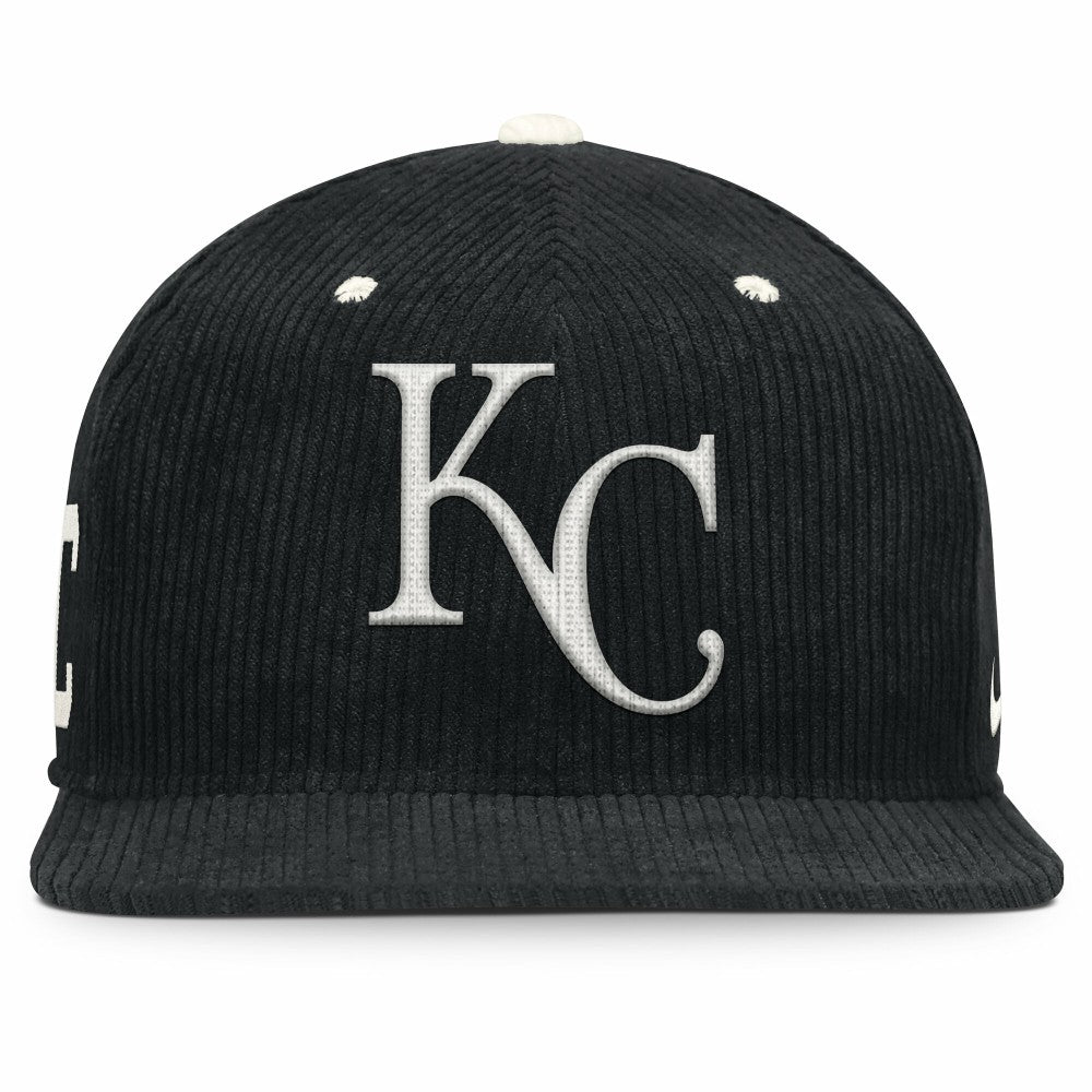 Kansas City Royals Nike Pro Corduroy Structured Snapback Hat - MLB