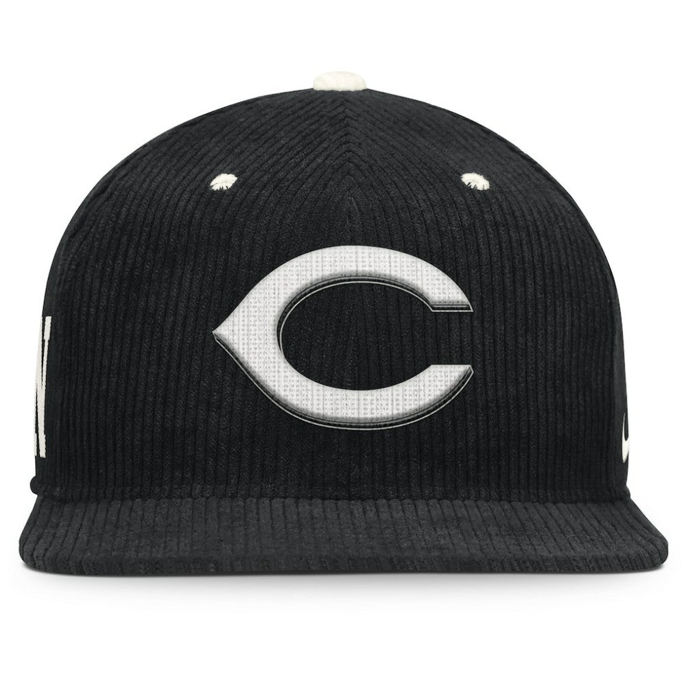 Cincinnati Reds Nike Pro Corduroy Structured Snapback Hat - MLB