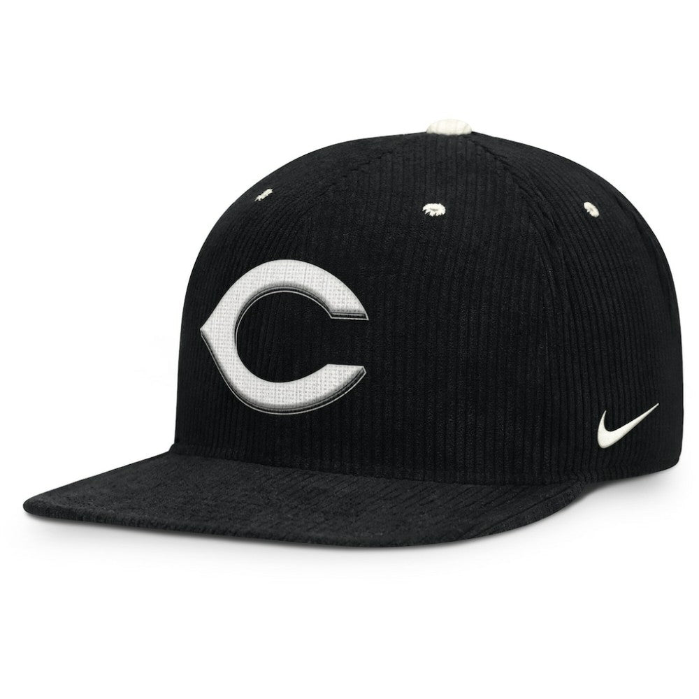 Cincinnati Reds Nike Pro Corduroy Structured Snapback Hat - MLB