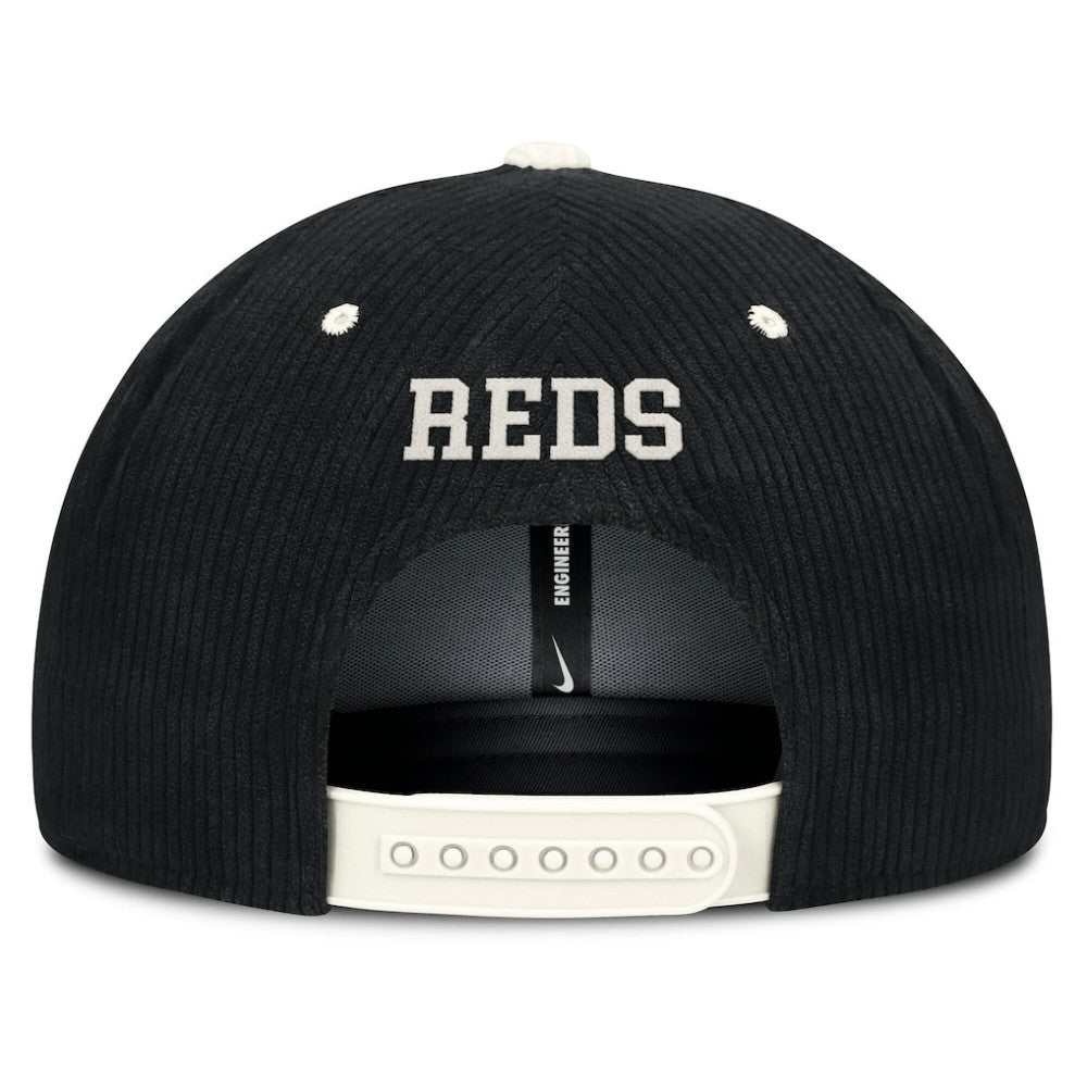 Cincinnati Reds Nike Pro Corduroy Structured Snapback Hat - MLB