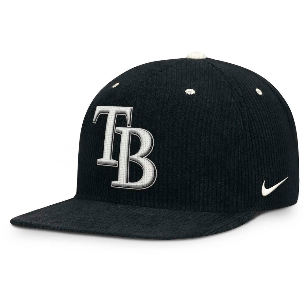 Tampa Bay Rays Nike Pro Corduroy Structured Snapback Hat - MLB