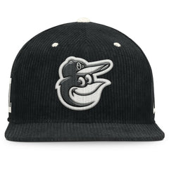 Baltimore Orioles Nike Pro Corduroy Structured Snapback Hat - MLB