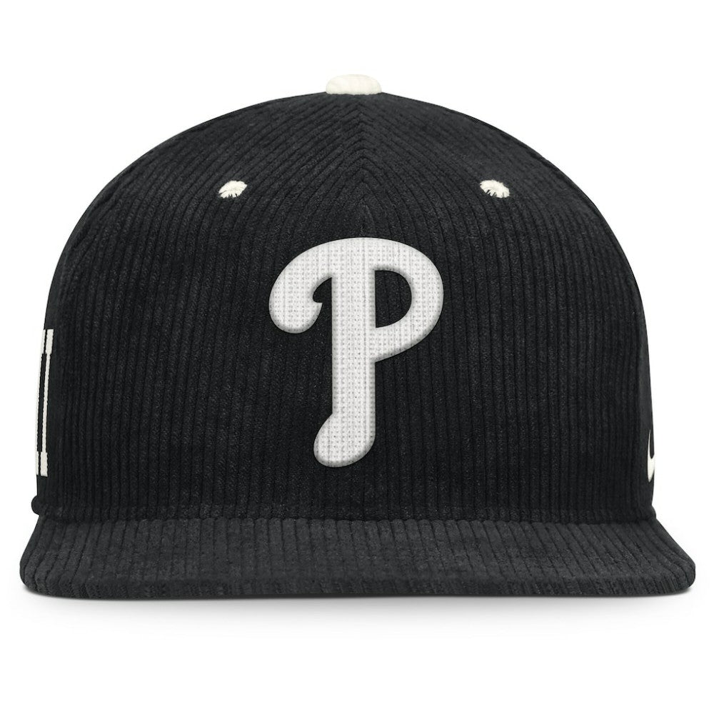 Philadelphia Phillies Nike Pro Corduroy Structured Snapback Hat - MLB