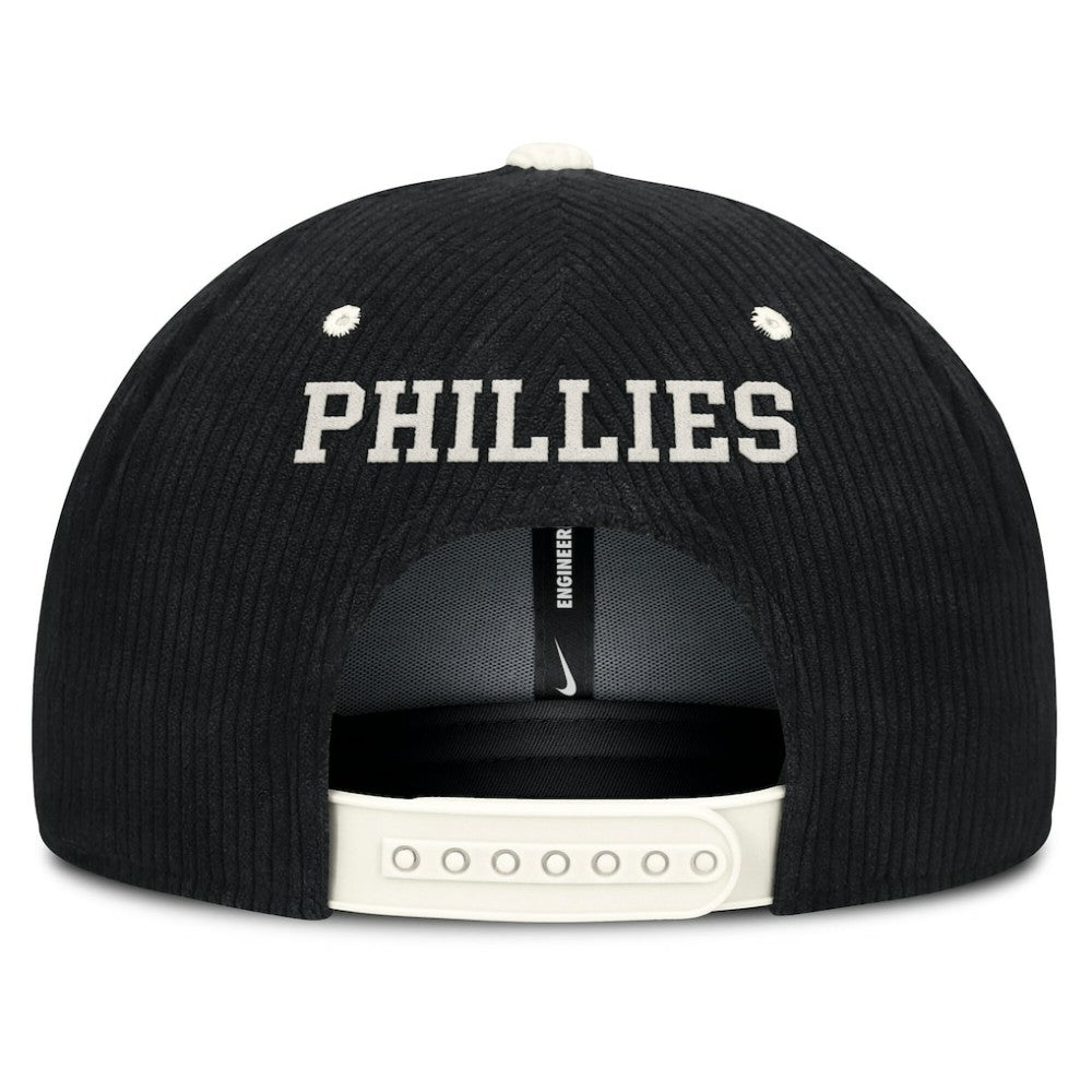 Philadelphia Phillies Nike Pro Corduroy Structured Snapback Hat - MLB