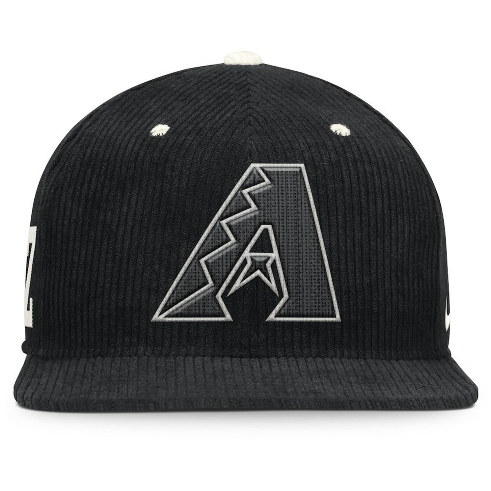 Arizona Diamondbacks Nike Pro Corduroy Structured Snapback Hat - MLB