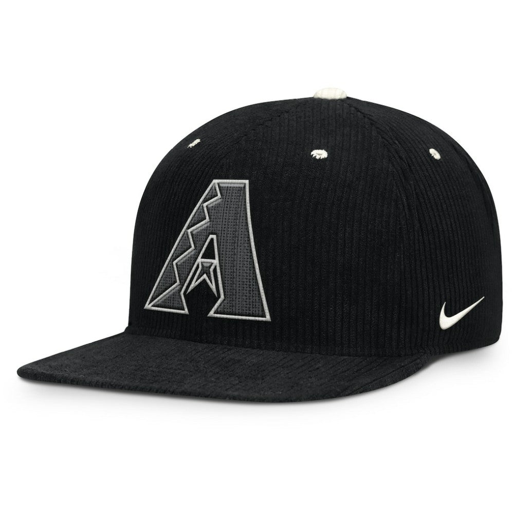 Arizona Diamondbacks Nike Pro Corduroy Structured Snapback Hat - MLB