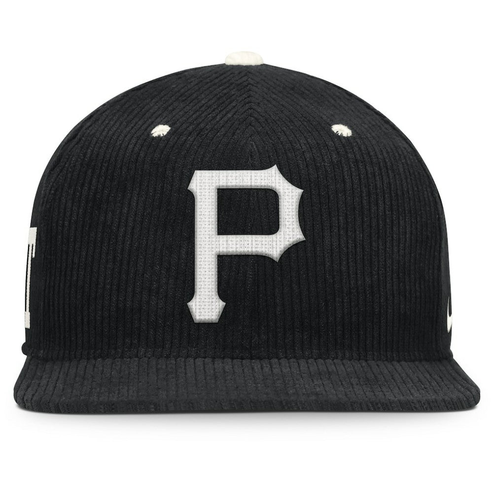 Pittsburgh Pirates Nike Pro Corduroy Structured Snapback Hat - MLB
