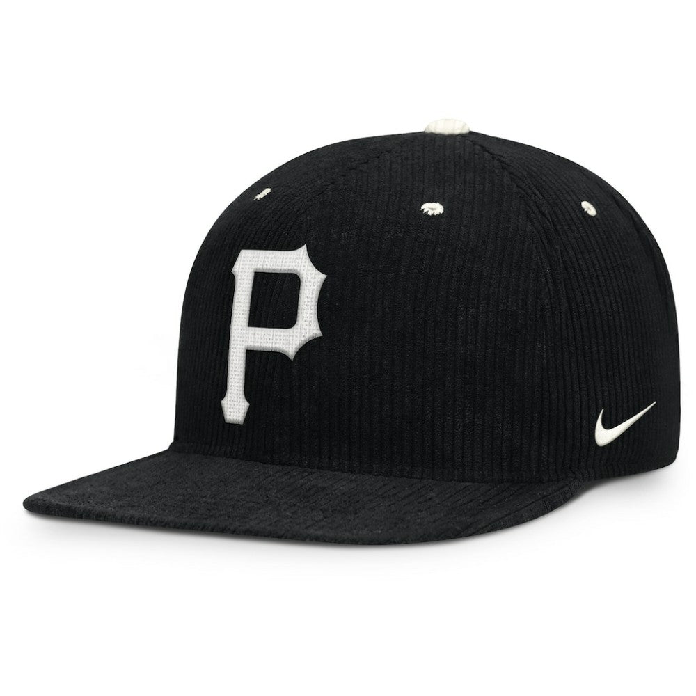 Pittsburgh Pirates Nike Pro Corduroy Structured Snapback Hat - MLB