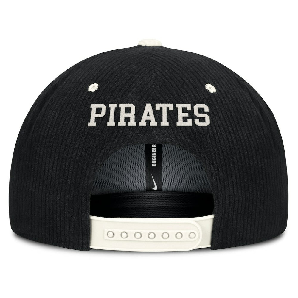 Pittsburgh Pirates Nike Pro Corduroy Structured Snapback Hat - MLB