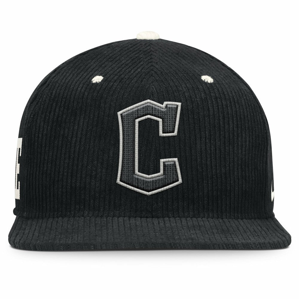 Cleveland Guardians Nike Pro Corduroy Structured Snapback Hat - MLB