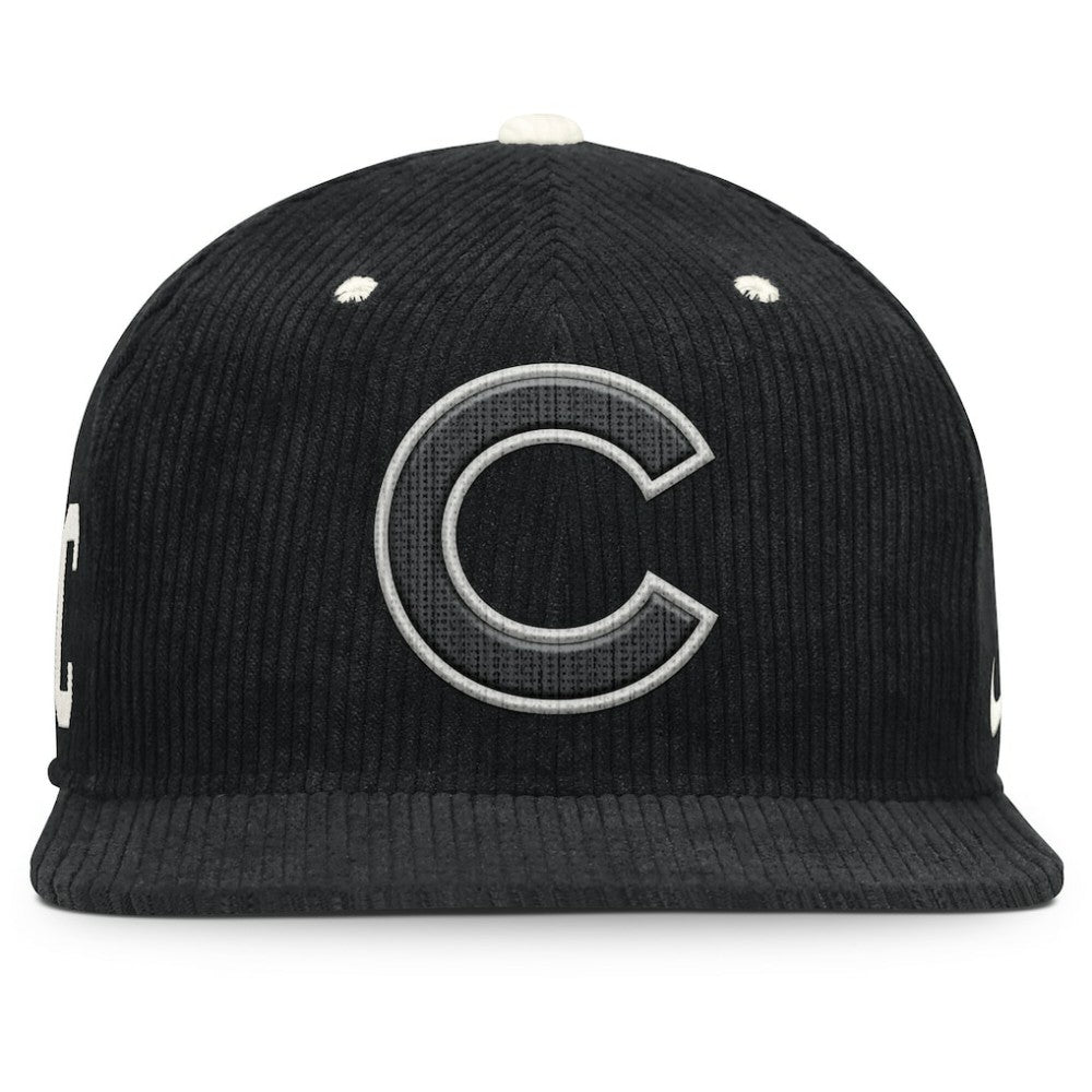 Chicago Cubs Nike Pro Corduroy Structured Snapback Hat - MLB