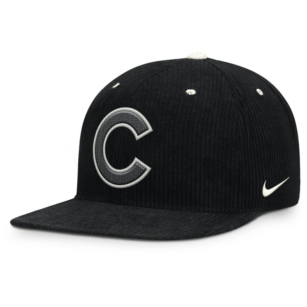 Chicago Cubs Nike Pro Corduroy Structured Snapback Hat - MLB