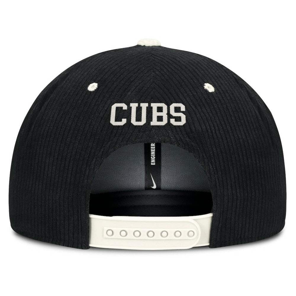 Chicago Cubs Nike Pro Corduroy Structured Snapback Hat - MLB