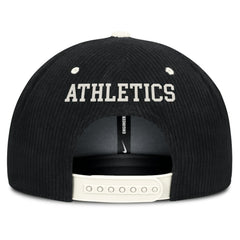 Athletics Nike Pro Corduroy Structured Snapback Hat - MLB