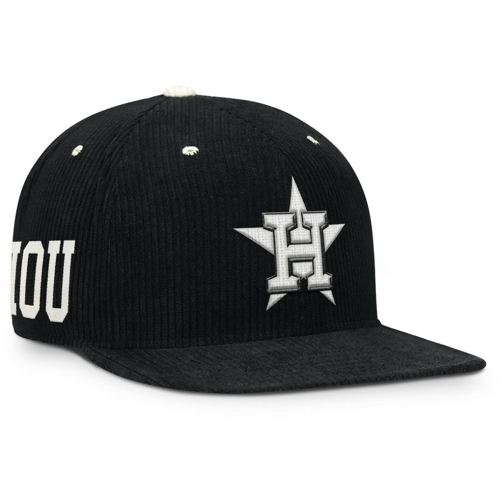 Houston Astros Nike Pro Corduroy Structured Snapback Hat - MLB