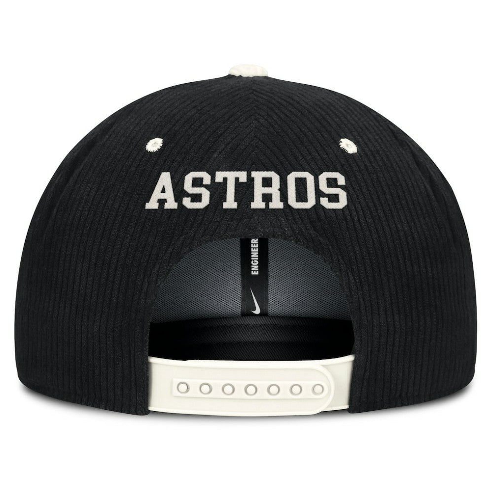 Houston Astros Nike Pro Corduroy Structured Snapback Hat - MLB