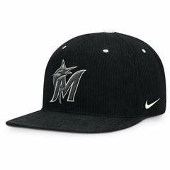 Miami Marlins Nike Pro Corduroy Structured Snapback Hat - MLB
