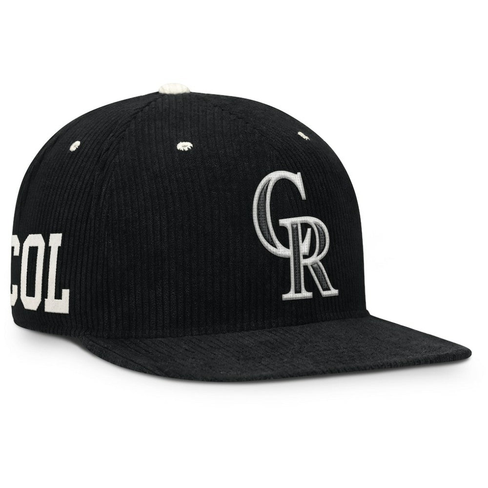 Colorado Rockies Nike Pro Corduroy Structured Snapback Hat - MLB