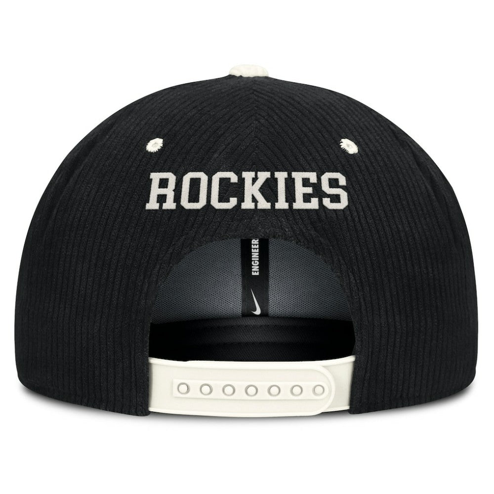 Colorado Rockies Nike Pro Corduroy Structured Snapback Hat - MLB