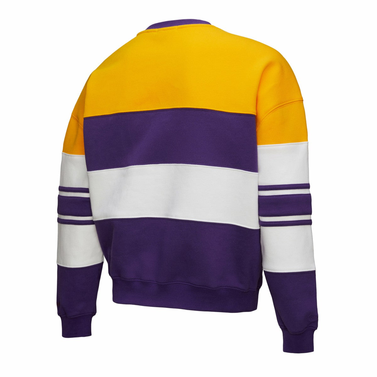 Los Angeles Lakers x DANNIJO Women's Blocked Pullover Sweatshirt Gold/Purple - NBA