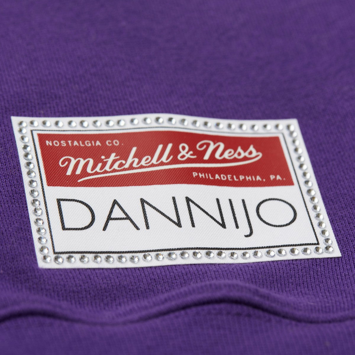 Los Angeles Lakers x DANNIJO Women's Blocked Pullover Sweatshirt Gold/Purple - NBA