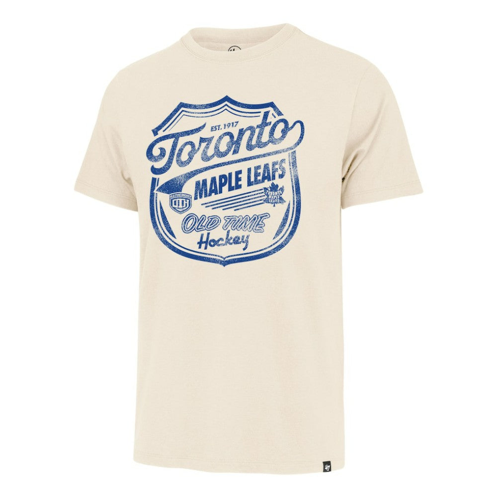 Toronto Maple Leafs '47 Poke Check Franklin T-Shirt - Cream - NHL