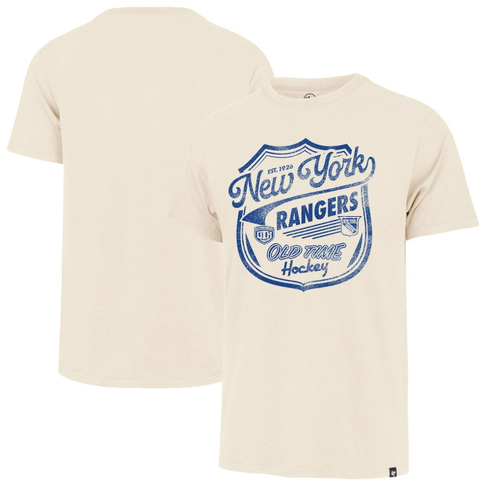 New York Rangers '47 Poke Check Franklin T-Shirt - Cream - NHL
