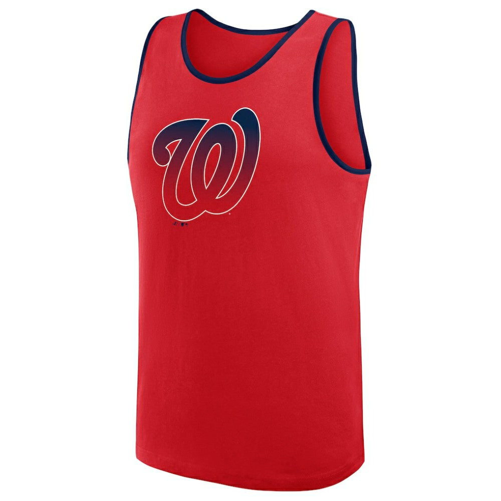 Washington Nationals Logo Athletic Unmatched Success Tank Top - MLB
